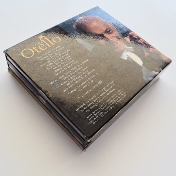 Verdi Otello Pavarotti Chicago Symphony Orchestra Double Disc CD - Picture 2 of 2